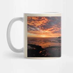 Sunrise over Collywell Bay Mug